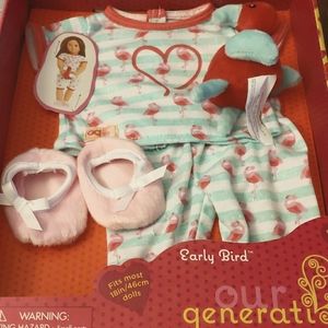 Our Generation Early Bird Pajama Outfit for 18" Dolls